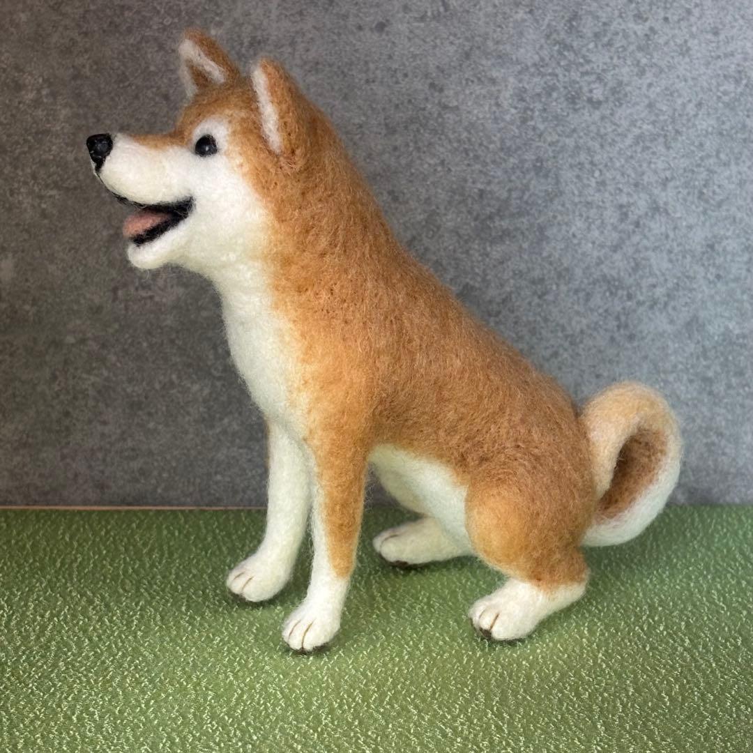 柴犬　羊毛フェルト　ハンドメイド　No.112