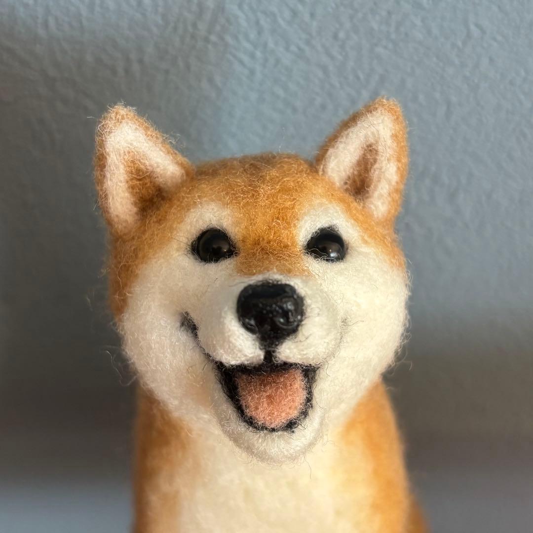 柴犬　羊毛フェルト　ハンドメイド　No.112