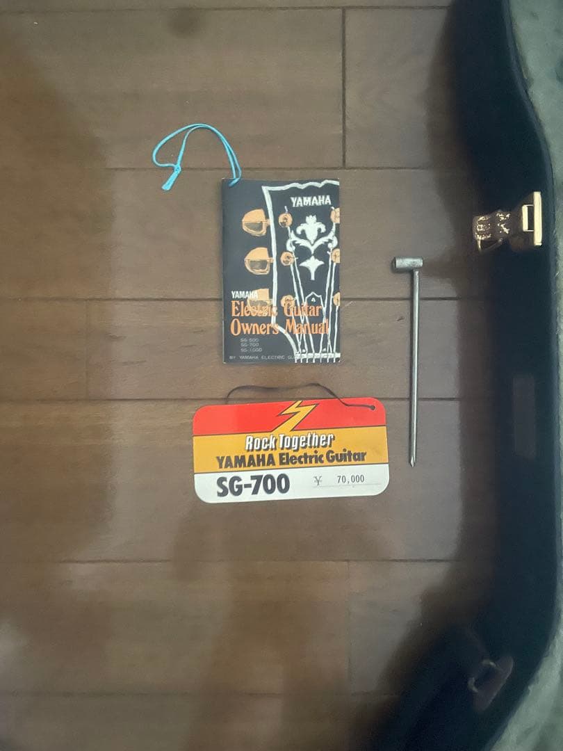 YAMAHA SG700 タグ、取扱説明書付属