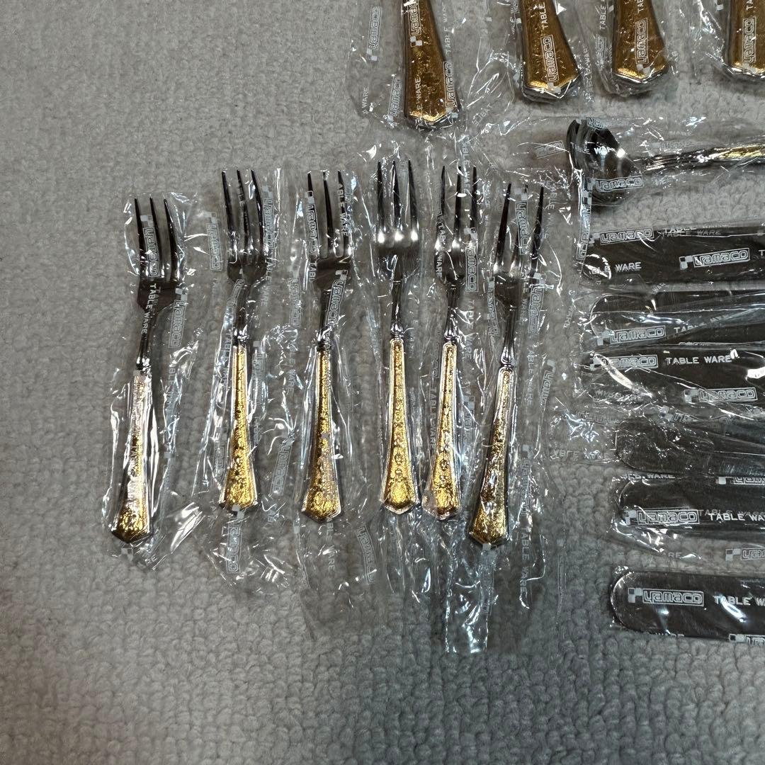 新品未使用品　ヤマコーカトラリーセット　7種類32本セット　18-8ステンレス