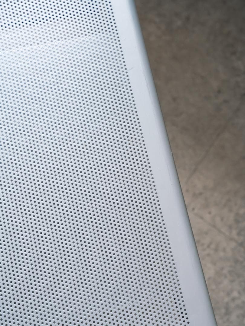 80-90's vintage パンチングメタル テーブル/TVボード モダン