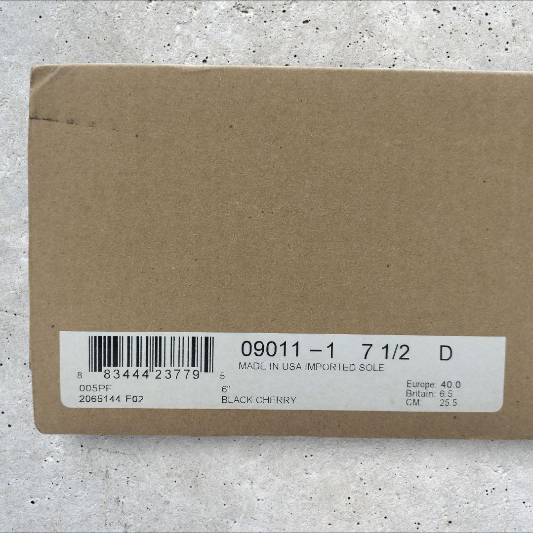 USA製 レッドウィング 9011 ベックマン 25.5cm ブラックチェリー