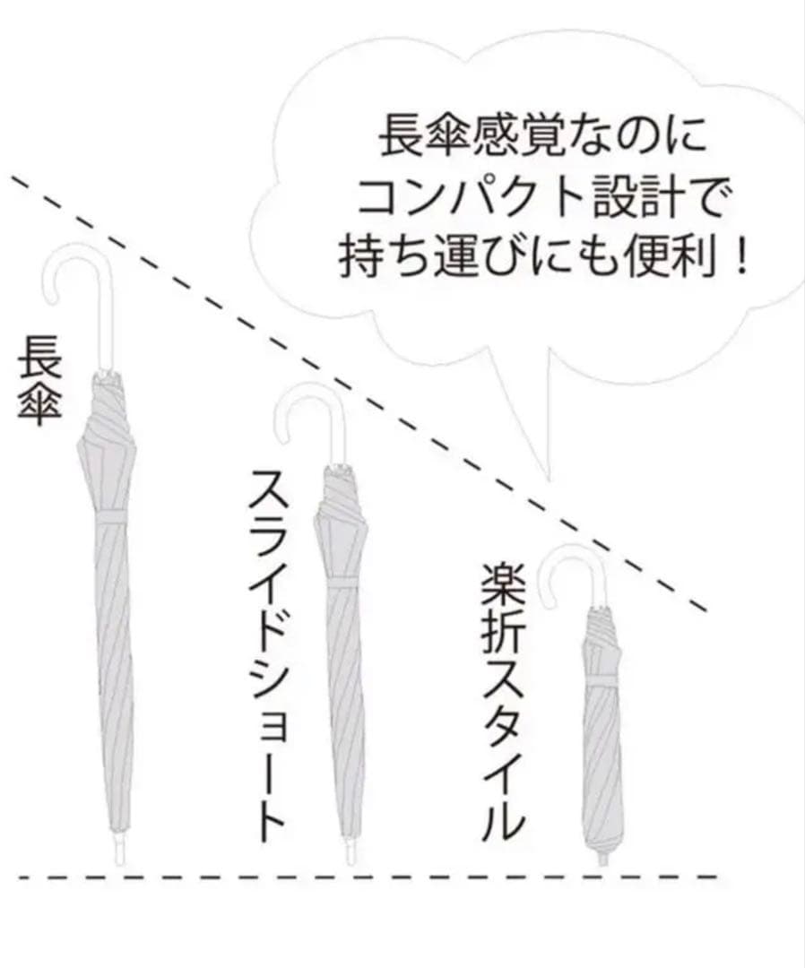 新品★ランバンコレクション★レース晴雨兼用2段折りたたみ日傘★ブラック黒