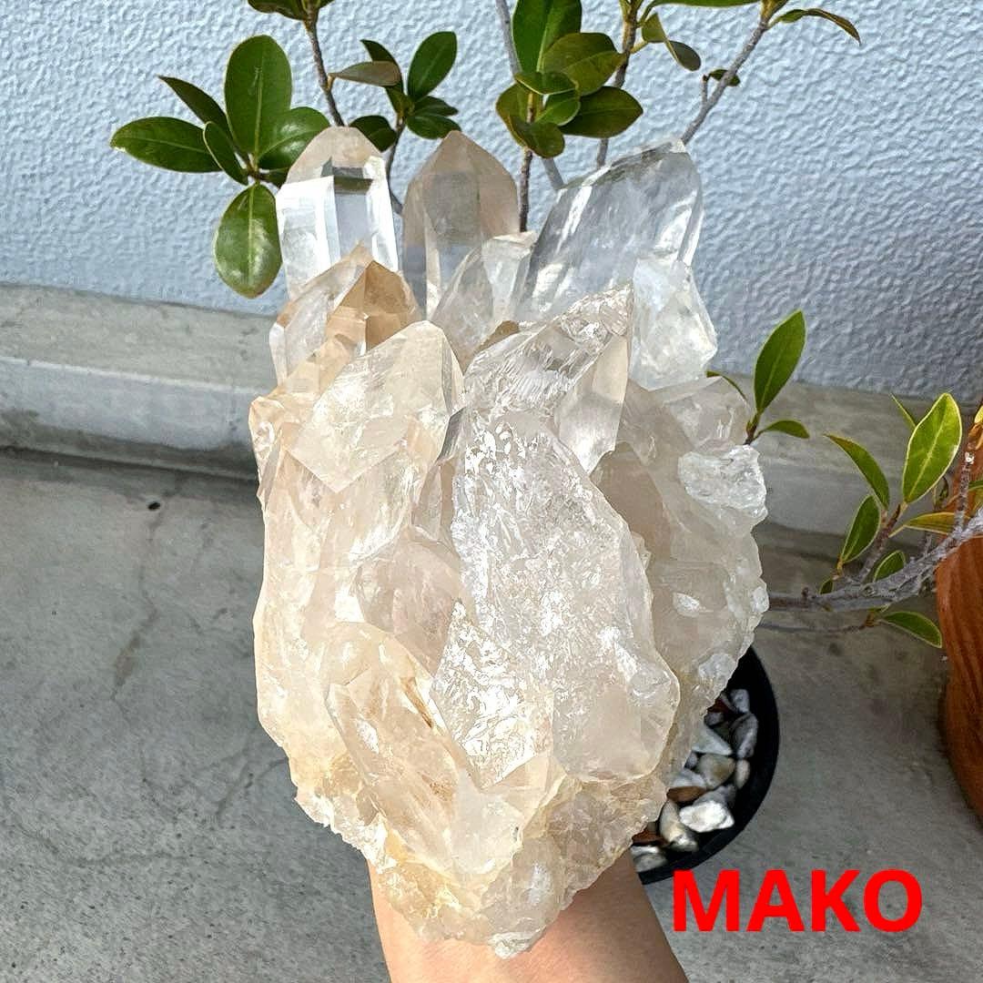 M1736☆ヒマラヤ水晶クラスター3.0Kg☆マニカラン産☆N50202-G