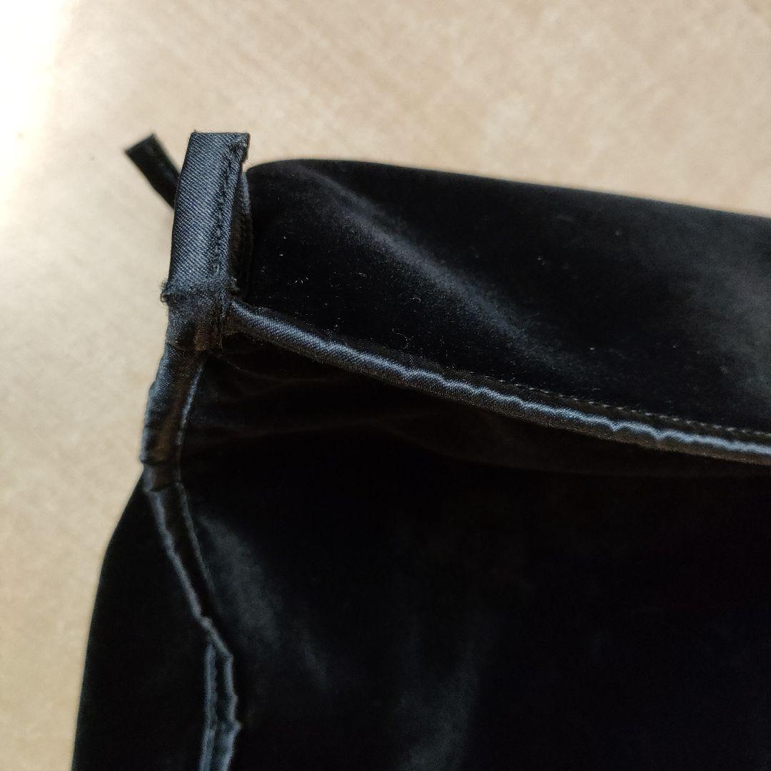 ヘルムートラング ベロアバッグ ブラック 本人期 ベルベット