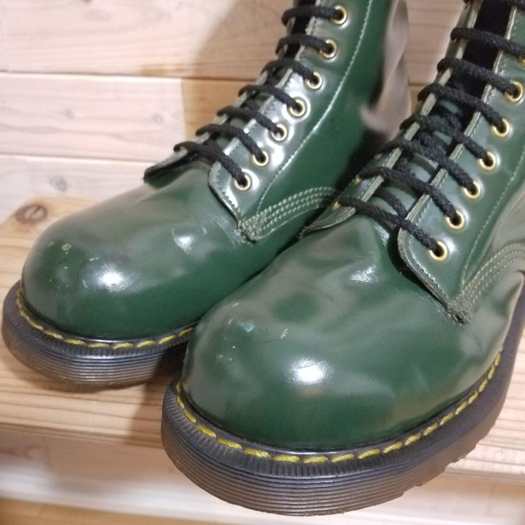美品　Dr.Martens ドクターマーチン 4ホール 英国ホワイト社製 28
