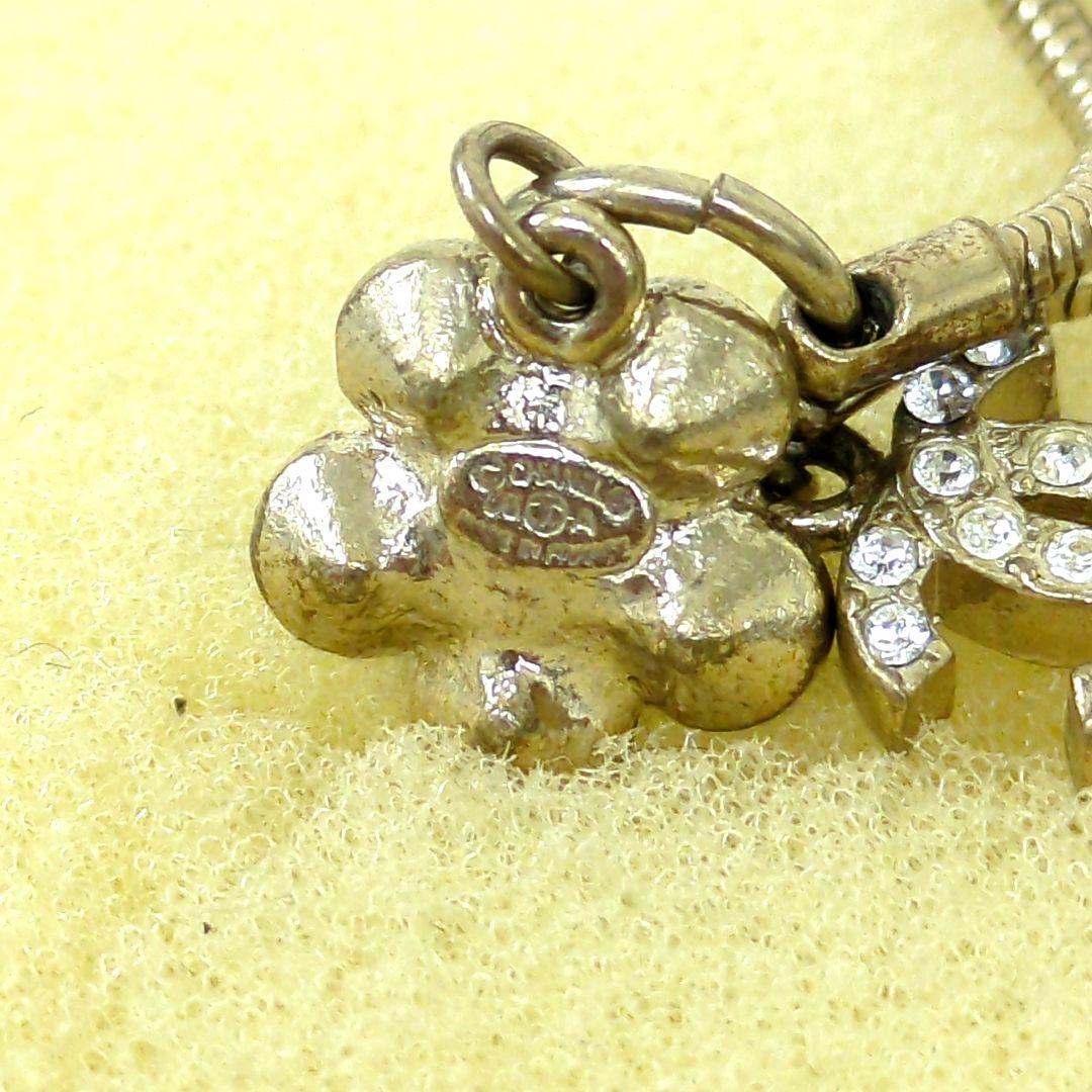 CHANEL シャネル ココマーク カメリア バッグチャーム ゴールドカラー