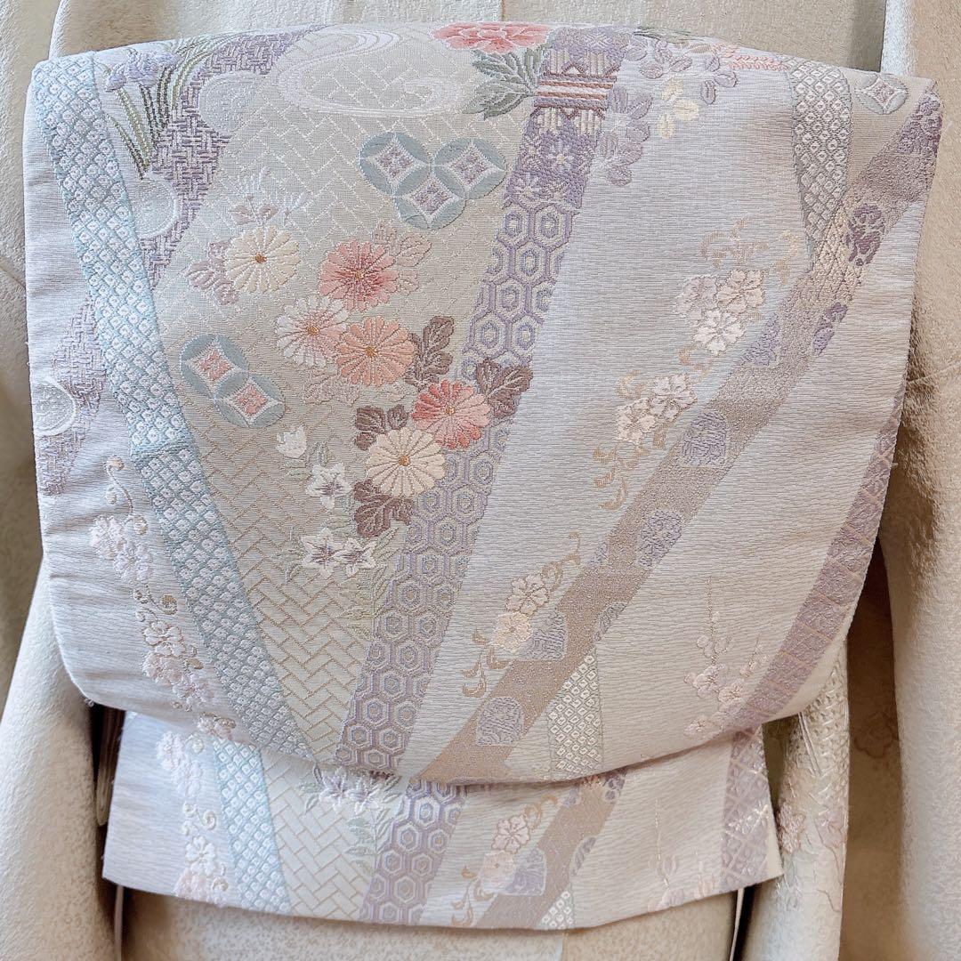 美品　訪問着　フルセット 裄67 スワトウ　卒業式　入学式　結婚式　M S 袋帯