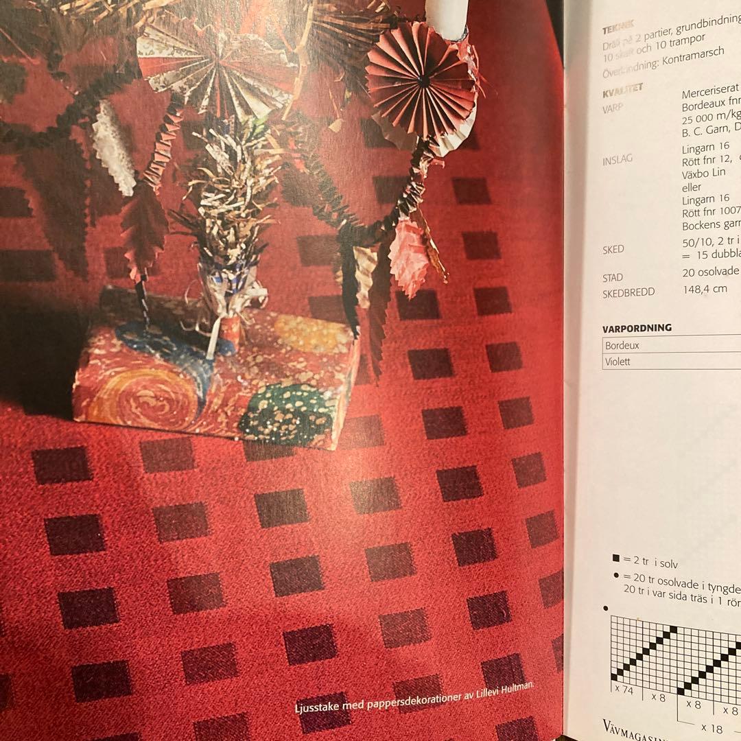 北欧の織物雑誌 VAV MAGASINET 21冊セット　組織図多数掲載有り！