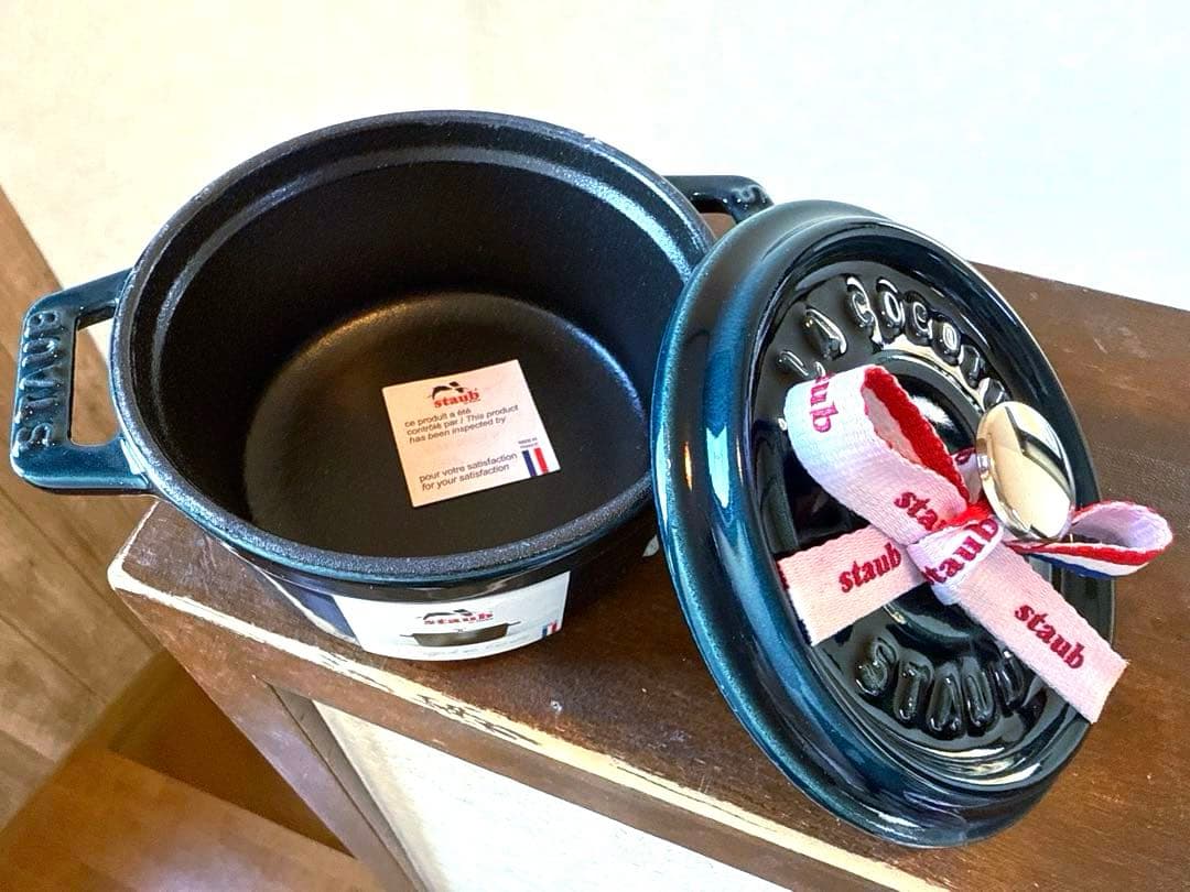 ストウブＳＴＡＵＢ限定色ラメール正規ココットラウンド１０ｃｍ新品未使用生涯保証付