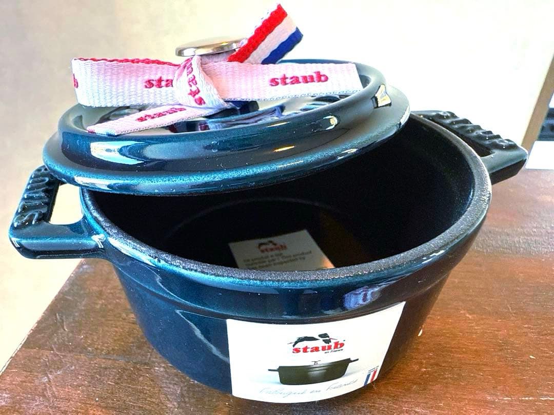 ストウブＳＴＡＵＢ限定色ラメール正規ココットラウンド１０ｃｍ新品未使用生涯保証付