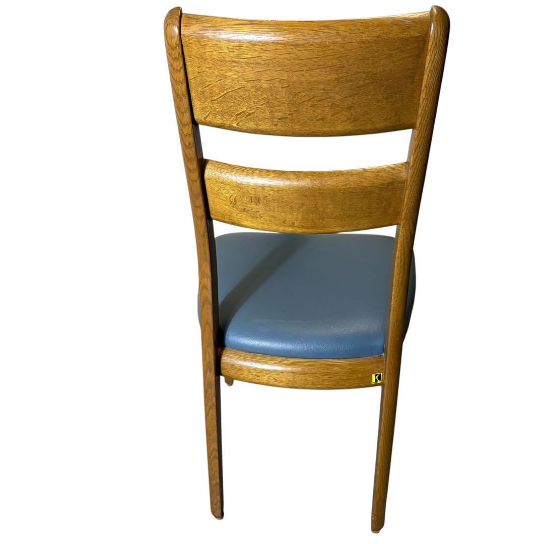 極美品 飛騨産業 ダイニングチェア キツツキマーク 2脚セット①