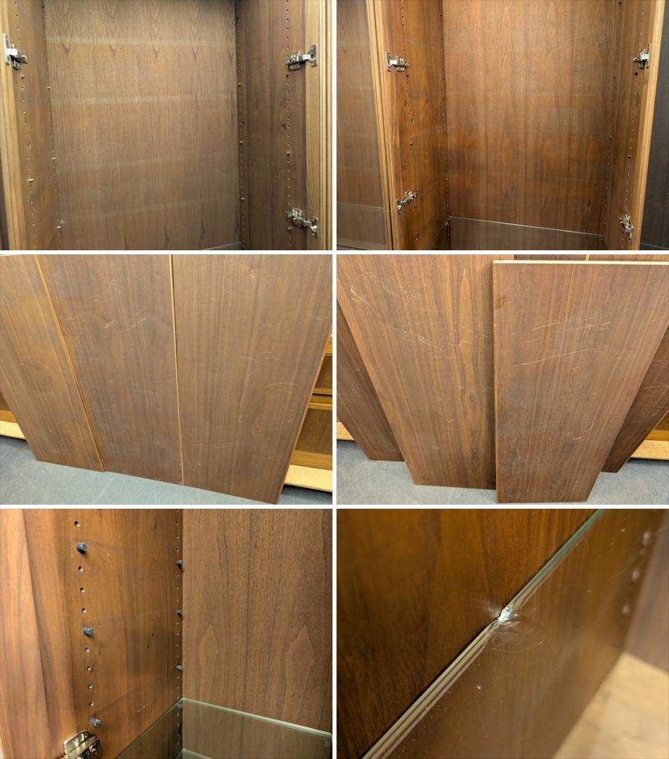 飛騨　シラカワ　ウォルナット　本棚　本箱　ブックシェルフ　キャビネット　飾り棚