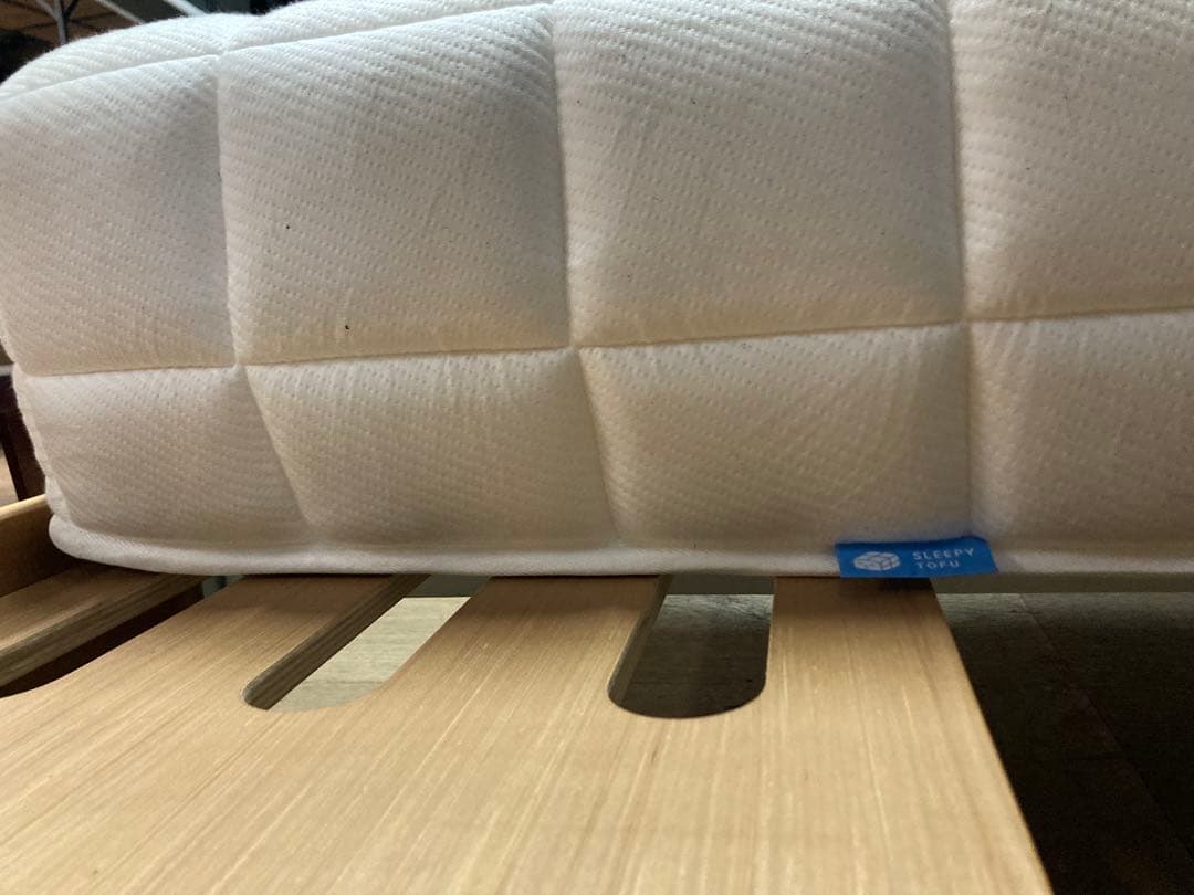 ⑥SLEEPY TOFU とうふマットレス ホワイト寝具 マット 【シングル】
