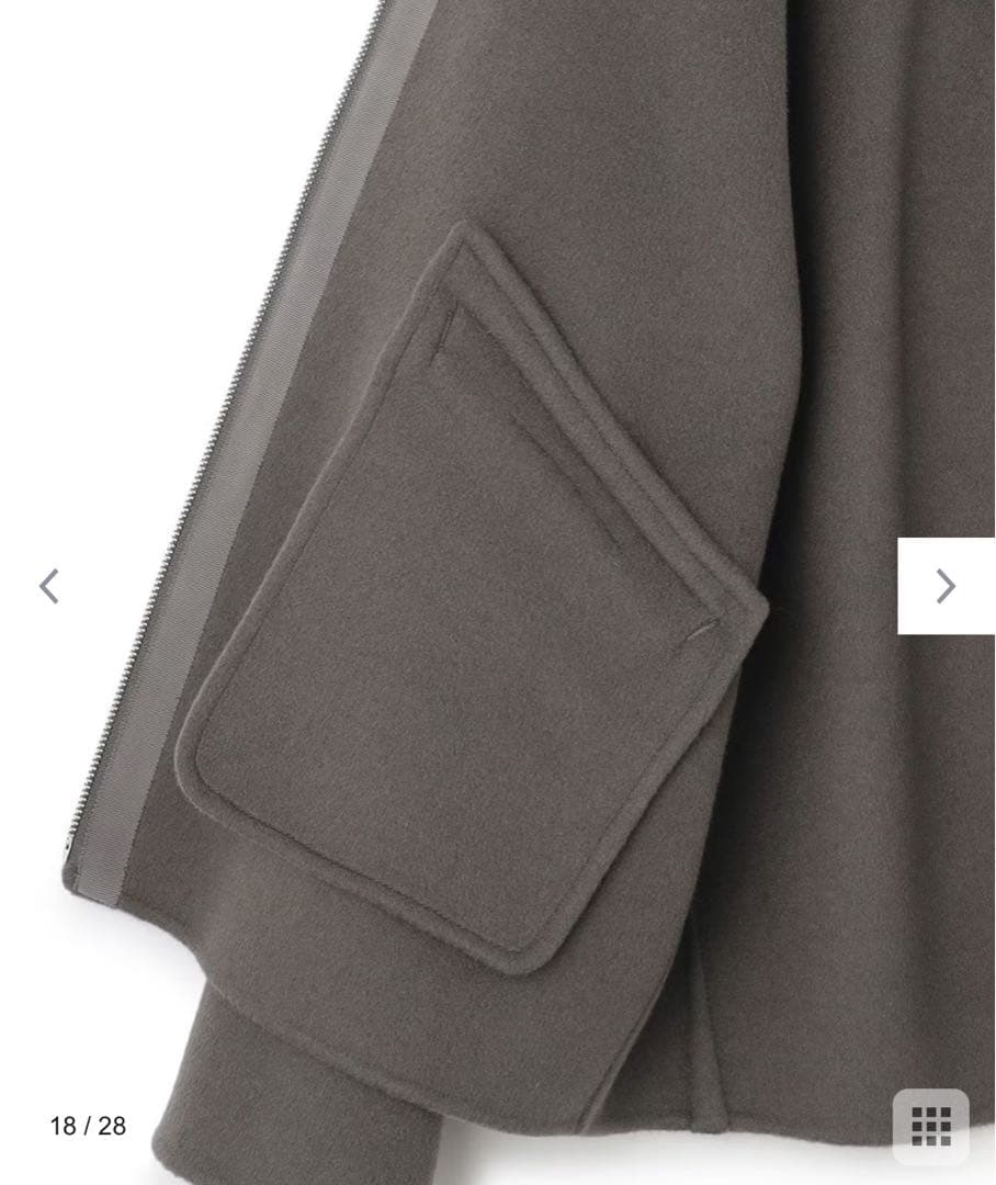 uncrave WEB限定リバージャケット（uncrave WHITE）サイズ1