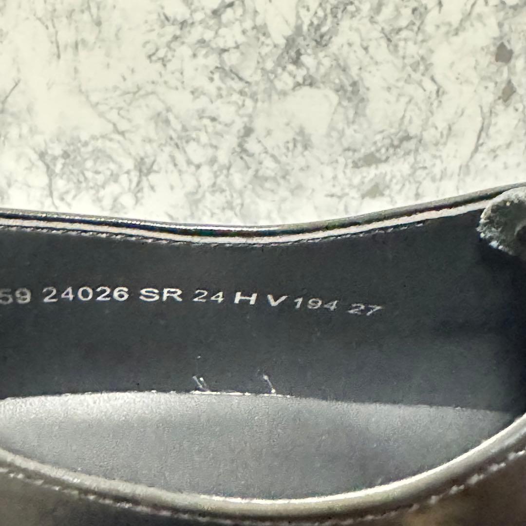 【新品未使用】REGAL ストレートチップ ガラスレザー ブラック 27cm