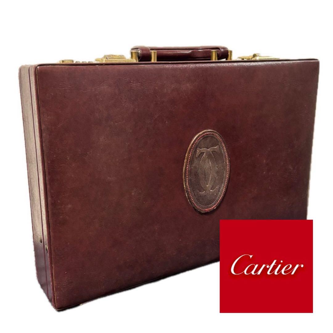 ヴィンテージ！Cartier☆マストライン アタッシュケース
