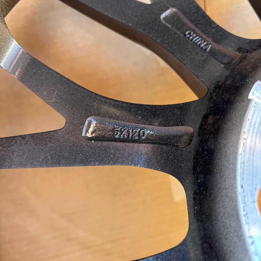 ①アルファード 18インチ アルミホイール 5穴120 7.5J 2個