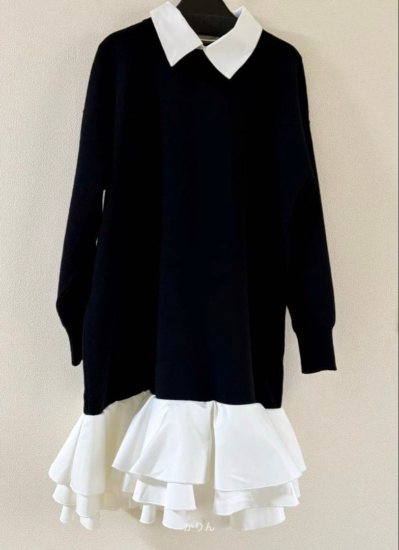 最終価格 新品 オブリobli ペタルドッキングワンピース 0 定価49,500