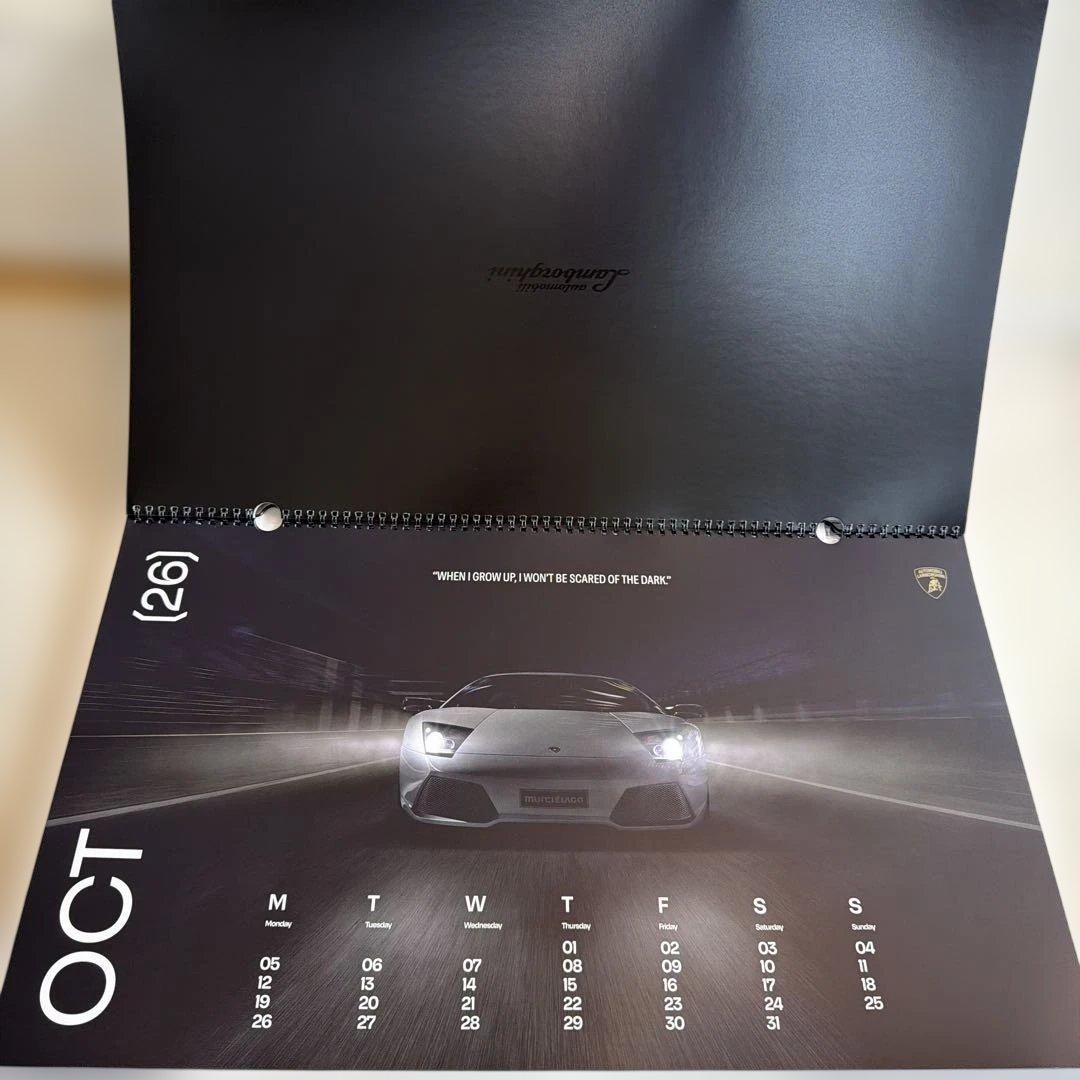 【非売品】2026年/ランボルギーニ/壁掛けカレンダー/大型
