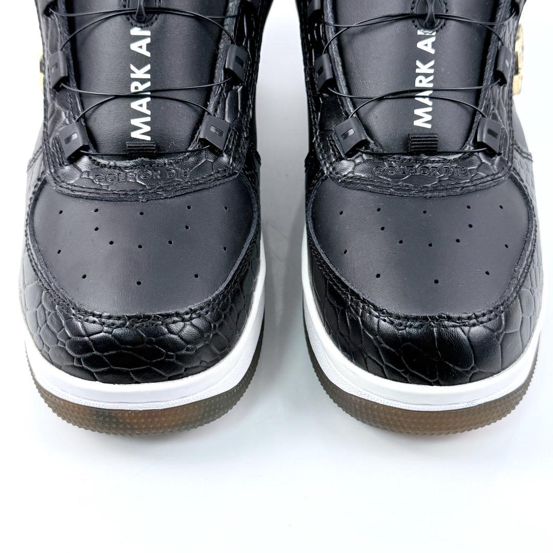 未使用✨マークアンドロナ MARK & LONA ゴルフシューズ クロコダイル