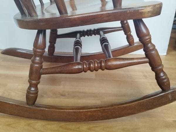 J・店【中古】オシャレなヴィンテージ調！ SHIN LEE ロッキングチェア