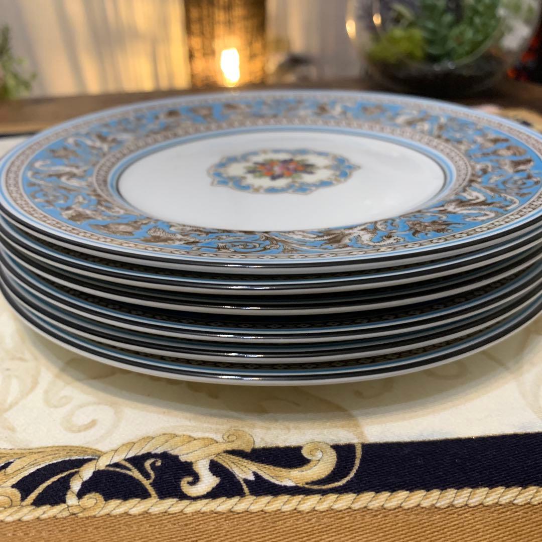 未使用ウェッジウッド フロレンティーン　ターコイズ　カップ＆ソーサー　プレート