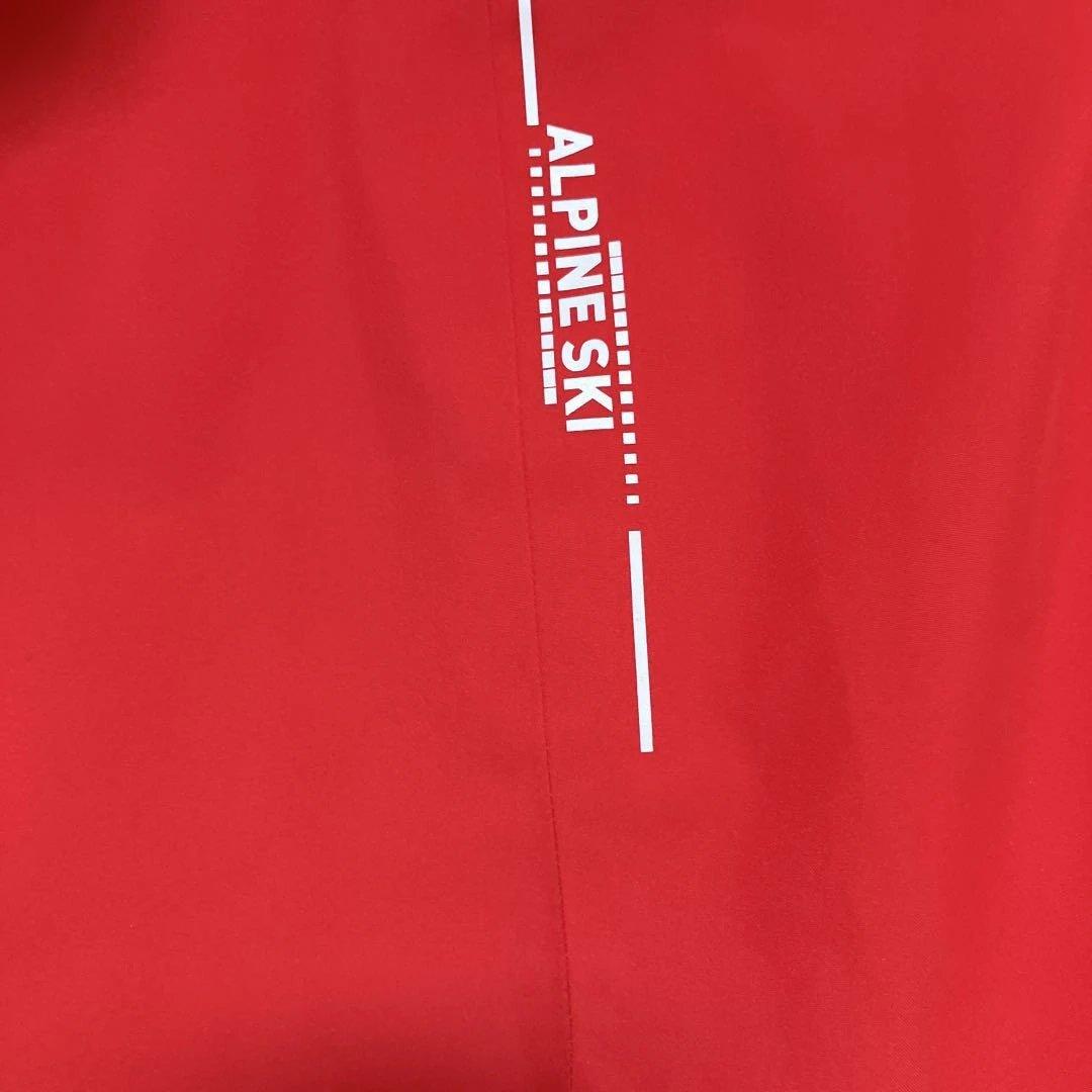 デカトロン　WEDZE 赤 スキーウェア フード付き　サイズS