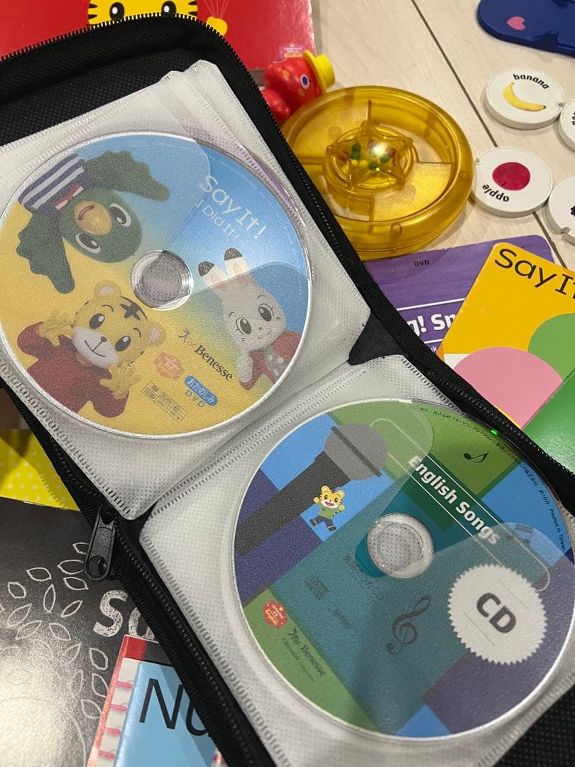 最終値下げしまじろう英会話教材セット⭐︎DVD17枚セット