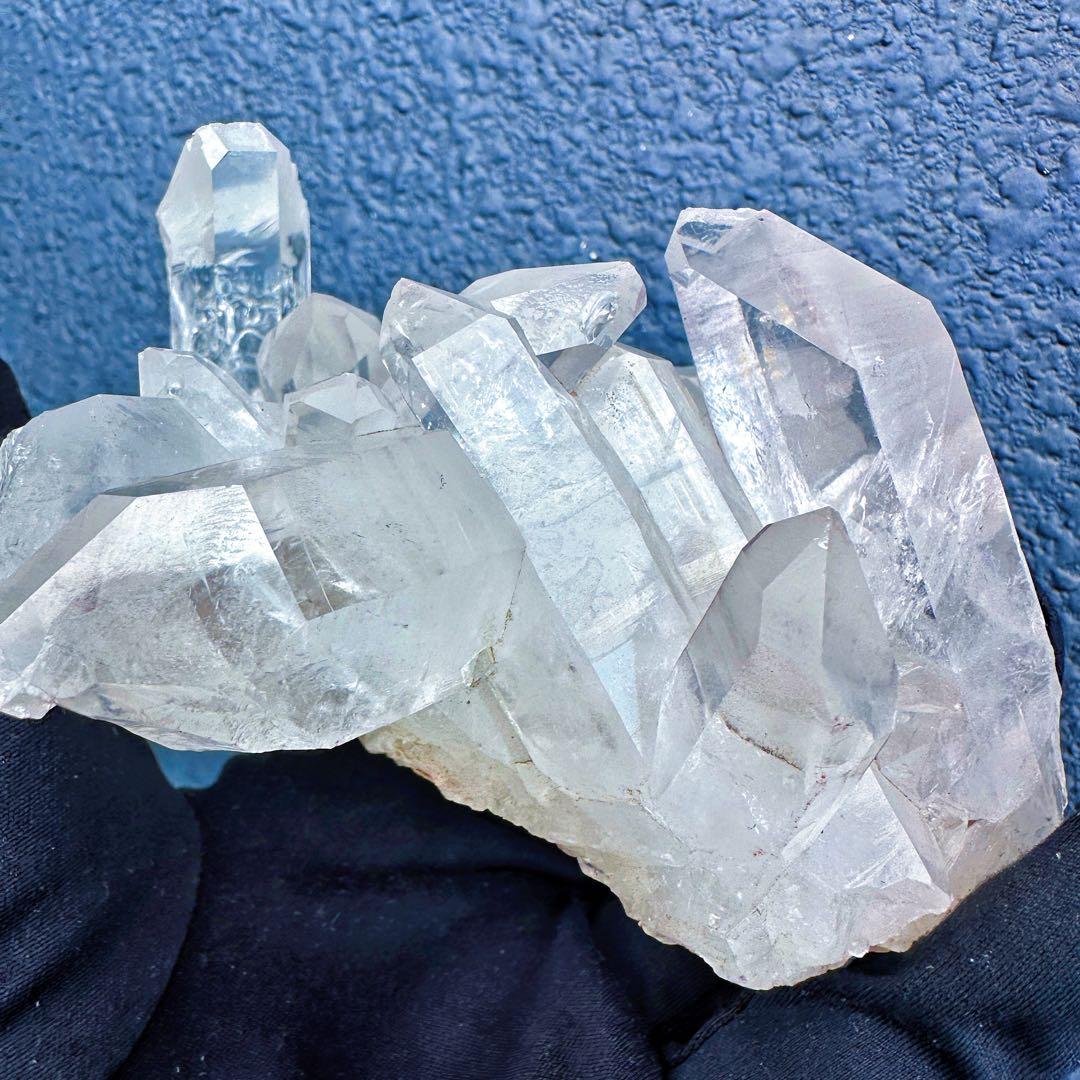 希少高透明度❗️キラキラ☆マニカラン産ヒマラヤ水晶クラスター超強いパワーA1411