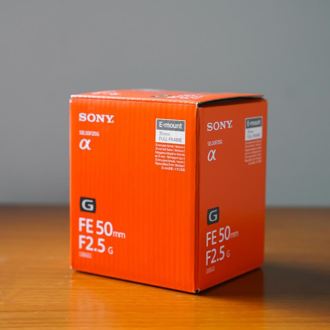 【新品級】Sony 50mm F2.5 G 単焦点 レンズ