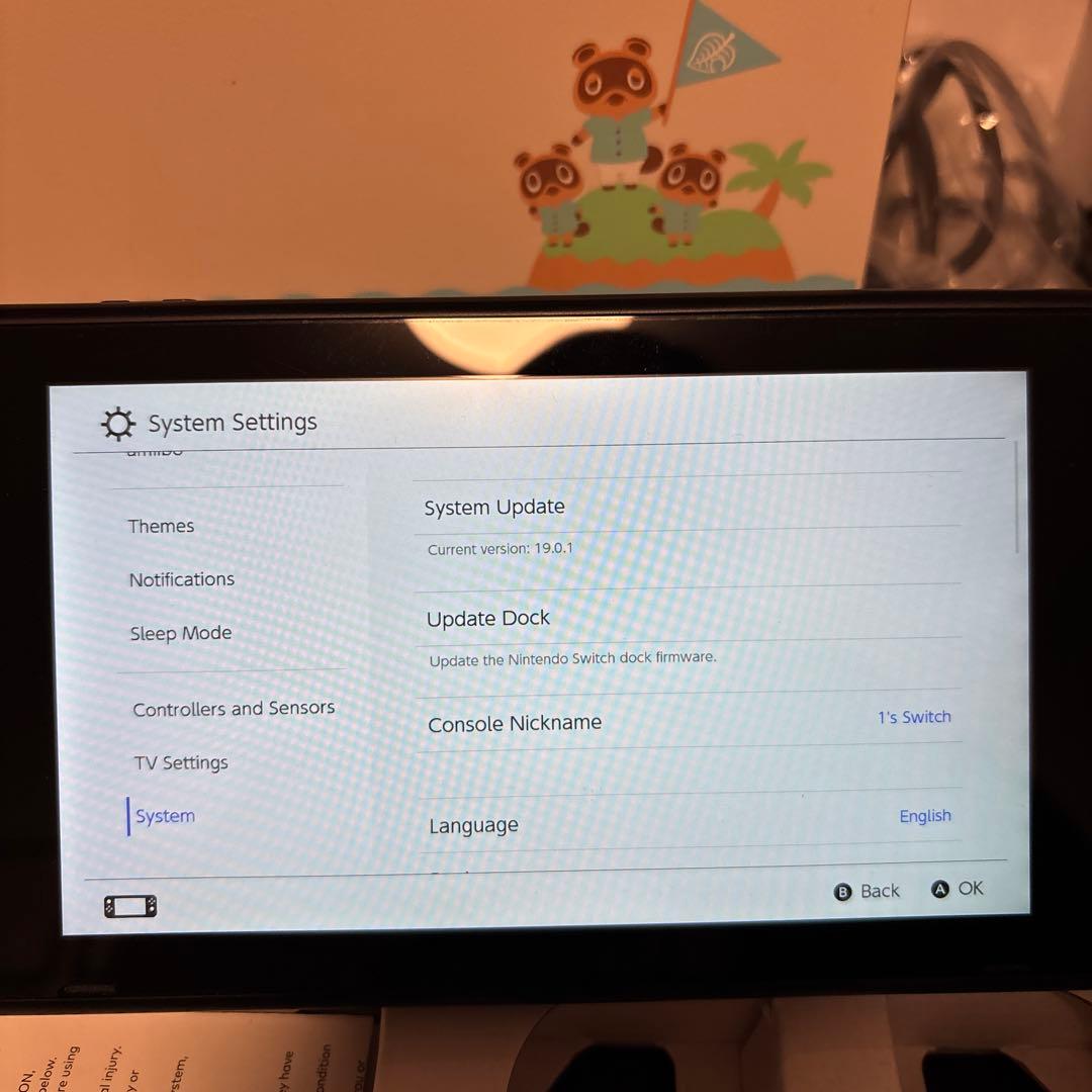 北米版 Switch Animal Crossing Console