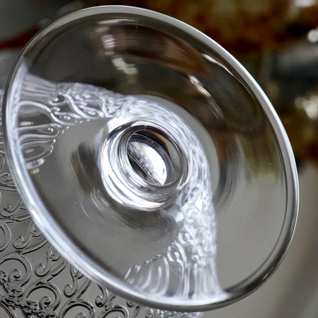 ★希少 オールドバカラ シャトーブリアン シャンパンクープ グラス ペア 極美品