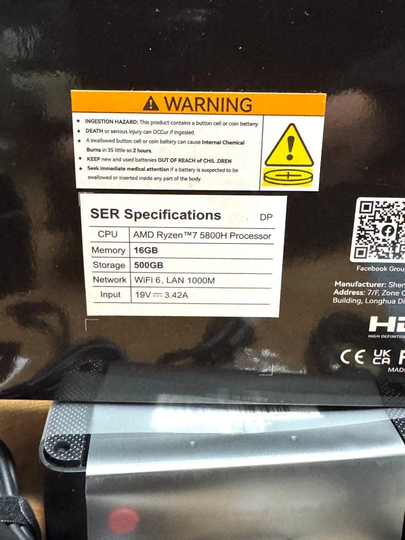 ミニpc Ryzen7 5800H DDR4 16GB 500G mini pc