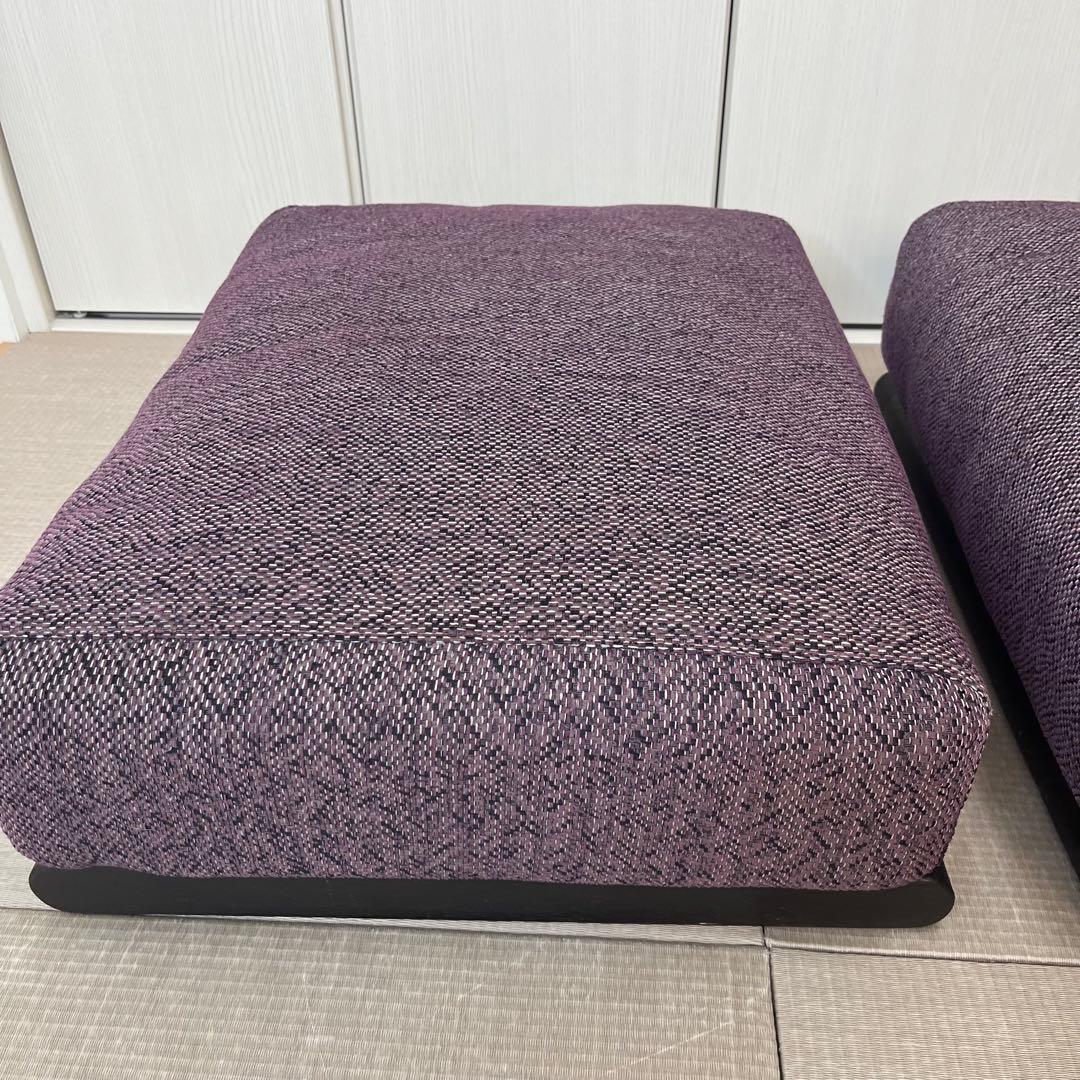 家具ナガノインテリア 1人2人掛けソファ座椅子 2way イスNAGANO 美品