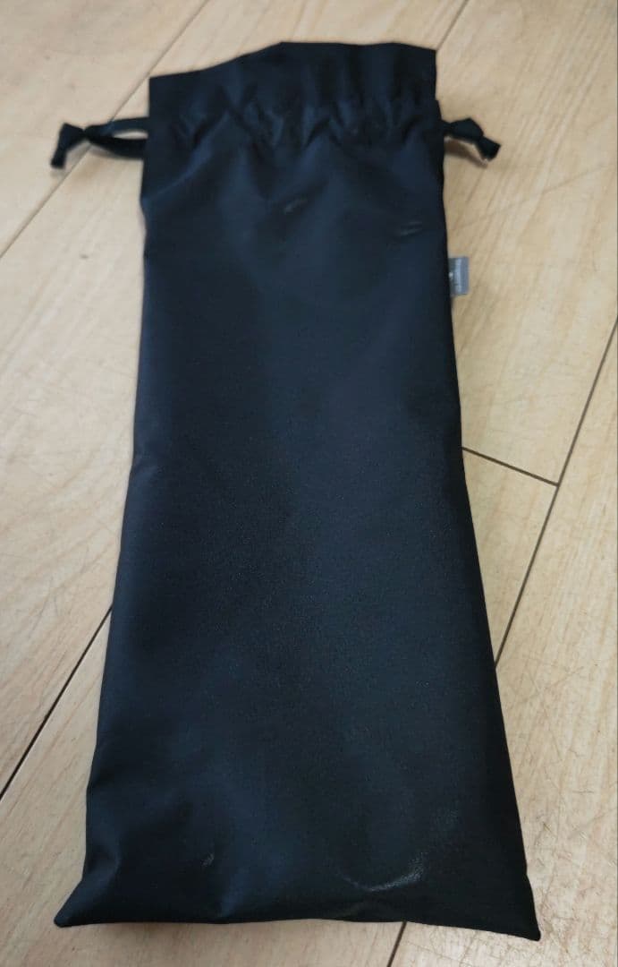 サンバリア100 2段折フリルブラック日傘