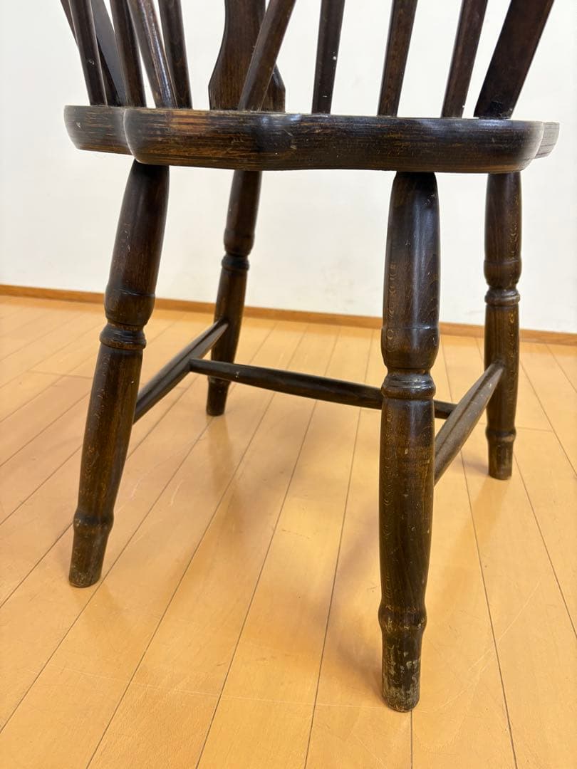 ホイールバック　ウィンザーチェア　アンティーク　英国