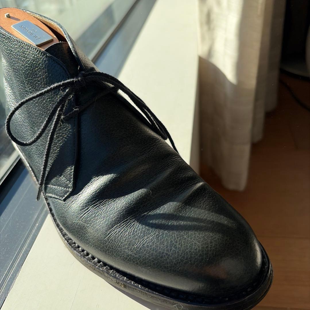JM WESTON ブルー　チャッカーブーツ　6D