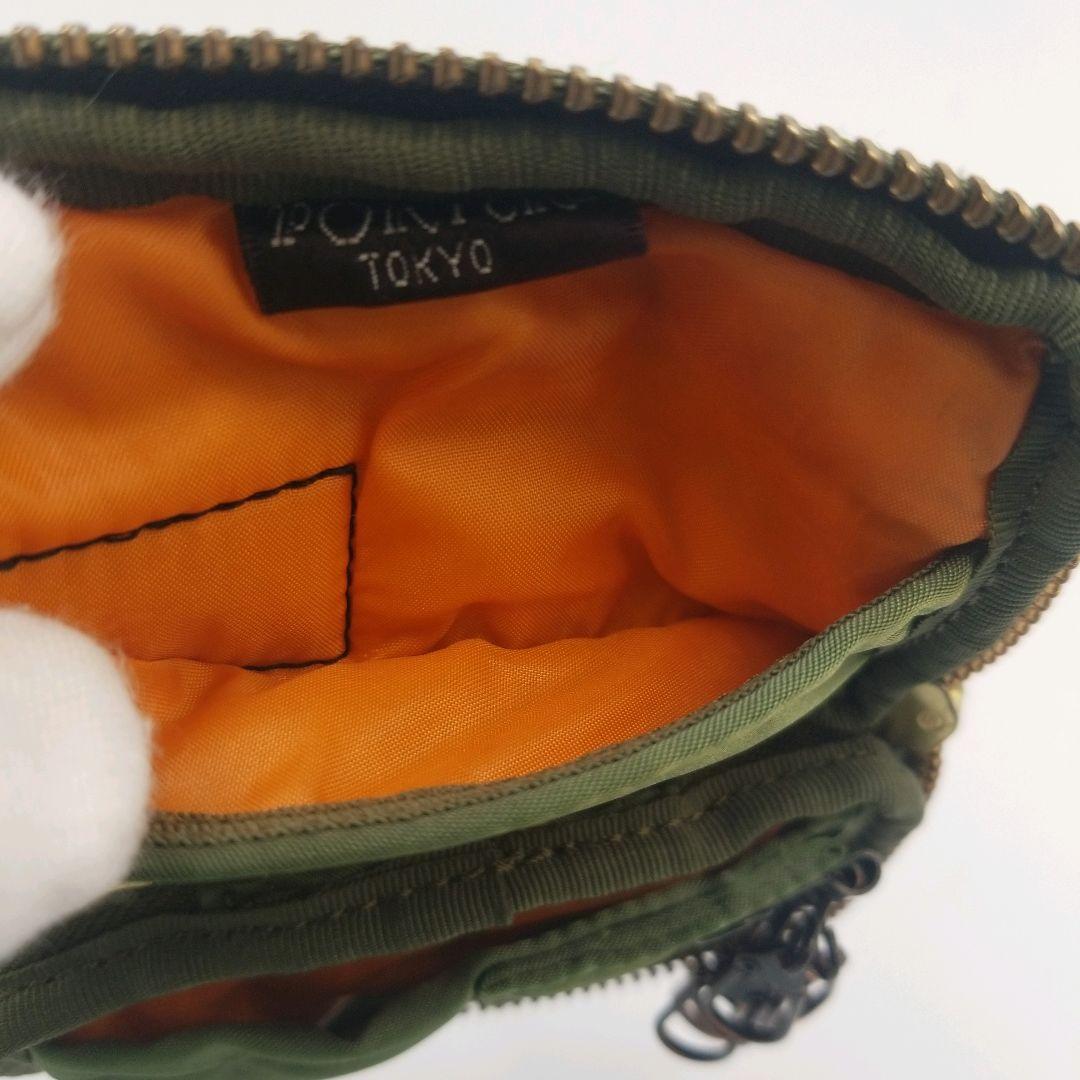 【美品】PORTER　ポーター　キーケース　セージグリーン　タンカー　希少
