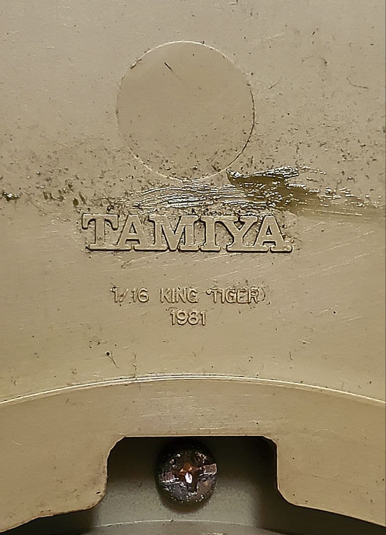 【1981年当時物】☆TAMIYA☆1/16 RC『キングタイガー戦車』
