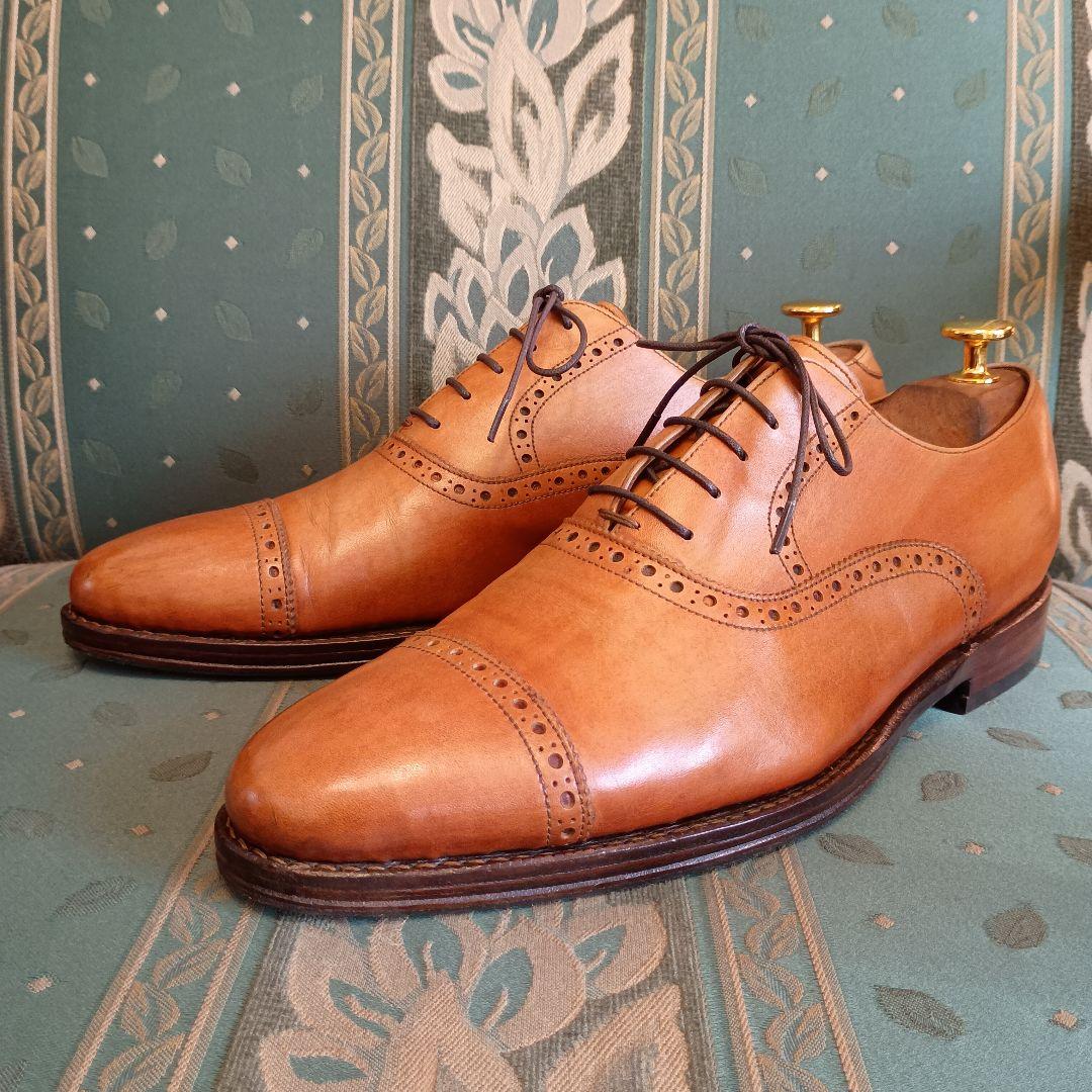 【Jalan Sriwijaya】クォーターブローグ7 1/2 ライトブラウン