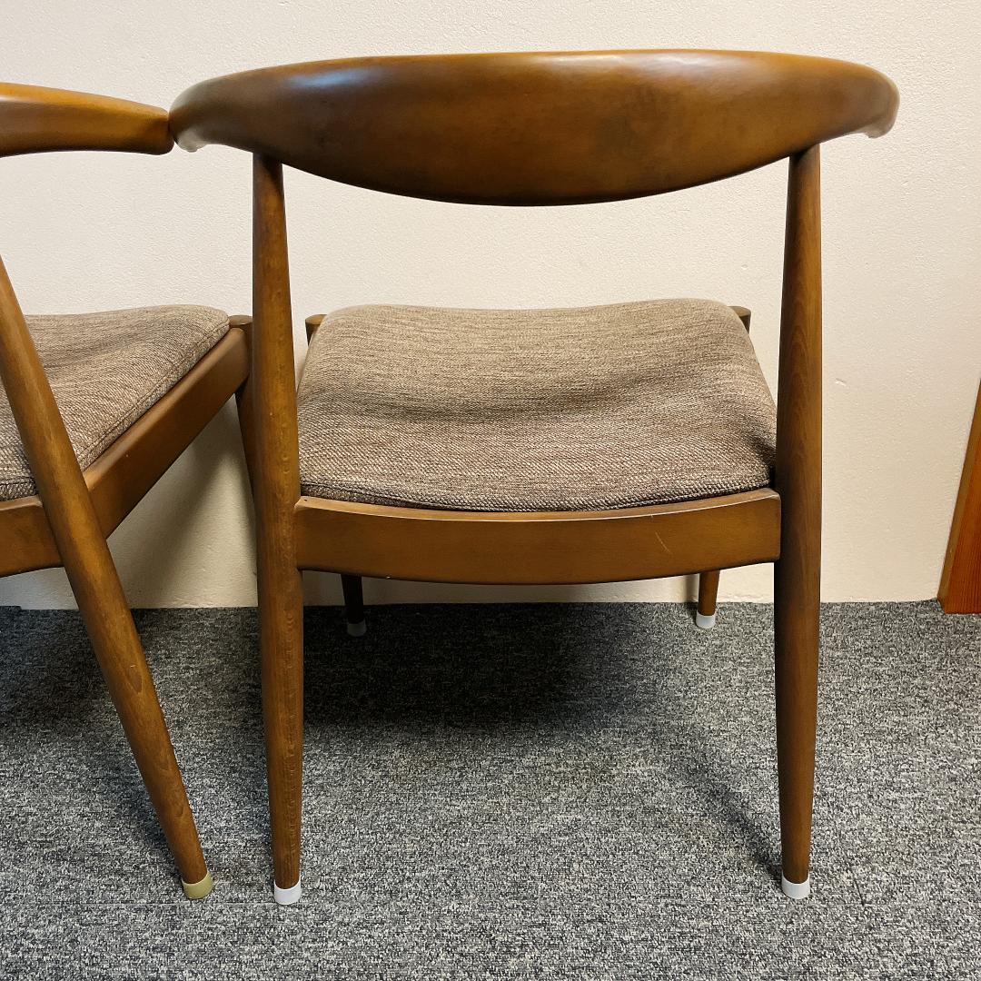 【希少ブラウン✨】ニトリ NコレクションC-01D ダイニングチェア　2脚