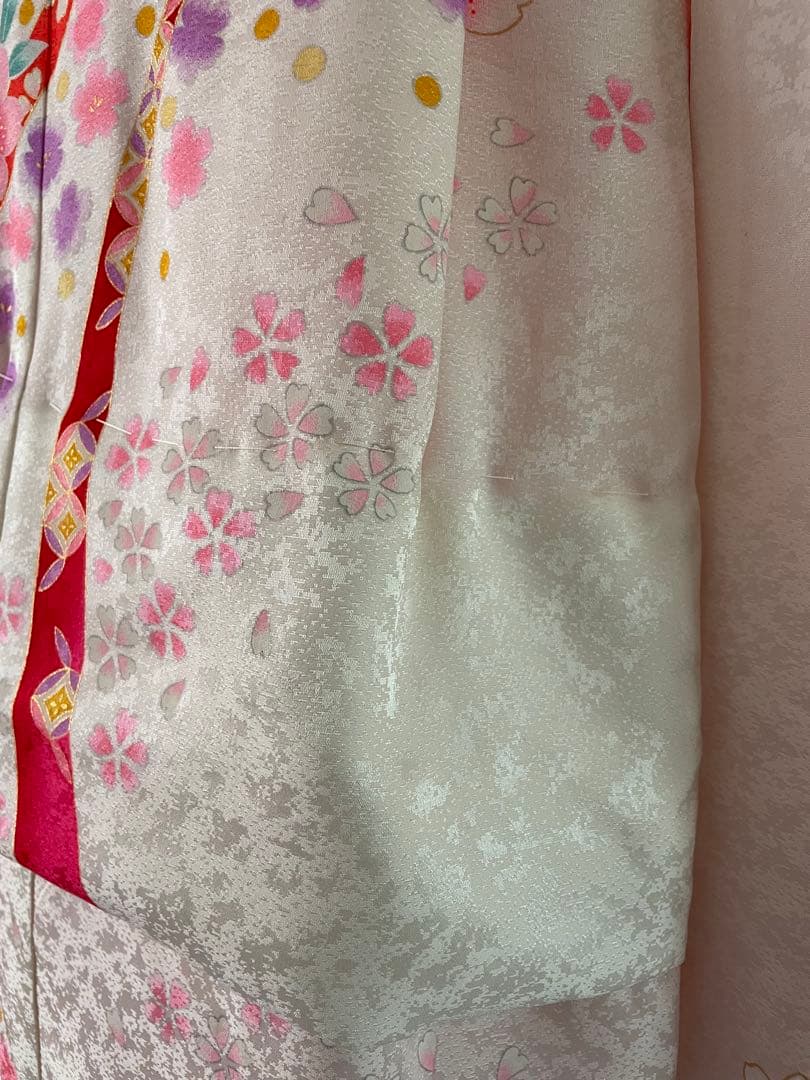 美品　七五三　7歳　正絹お着物セット