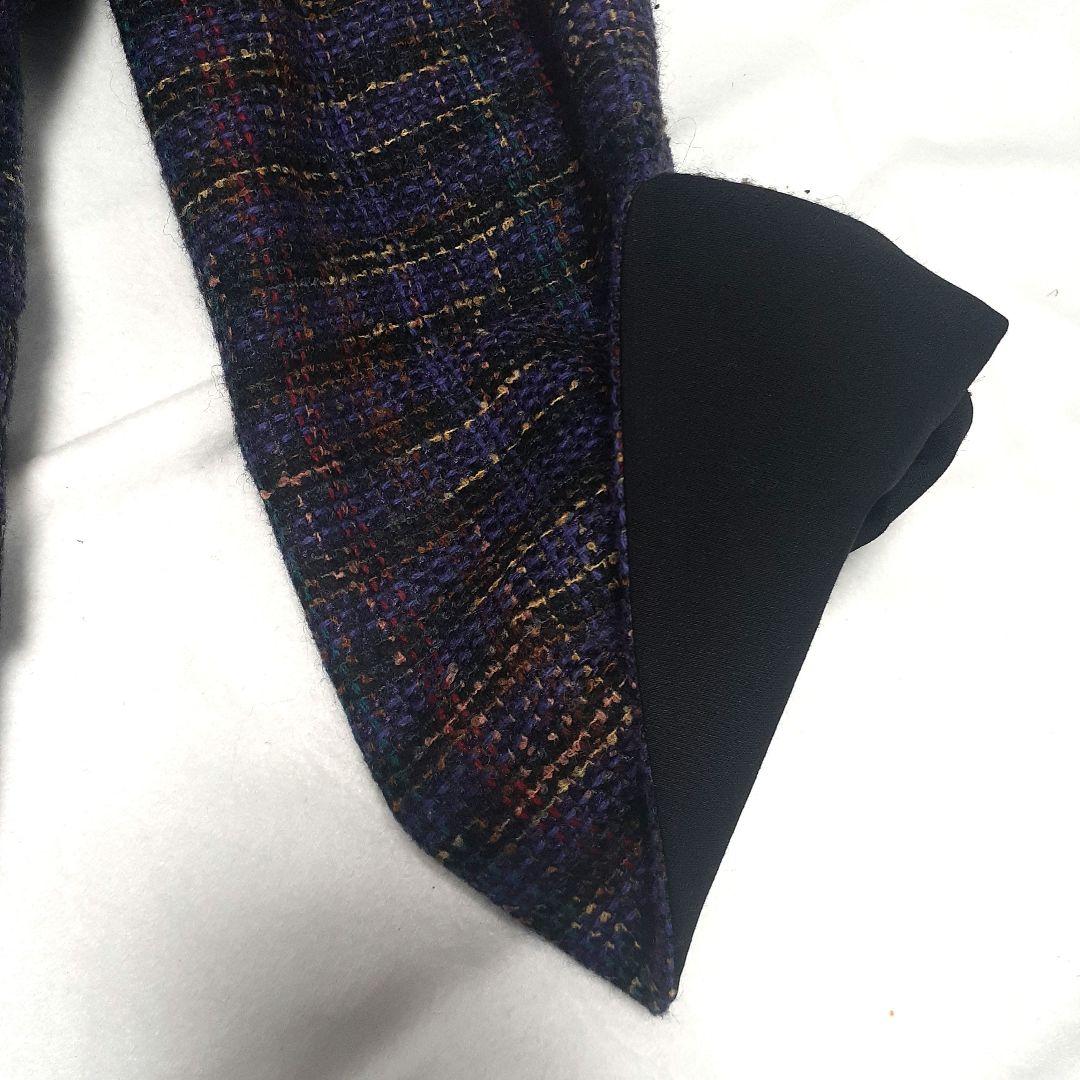 Christian Dior テーラードジャケット ダブル　シルク混　9号