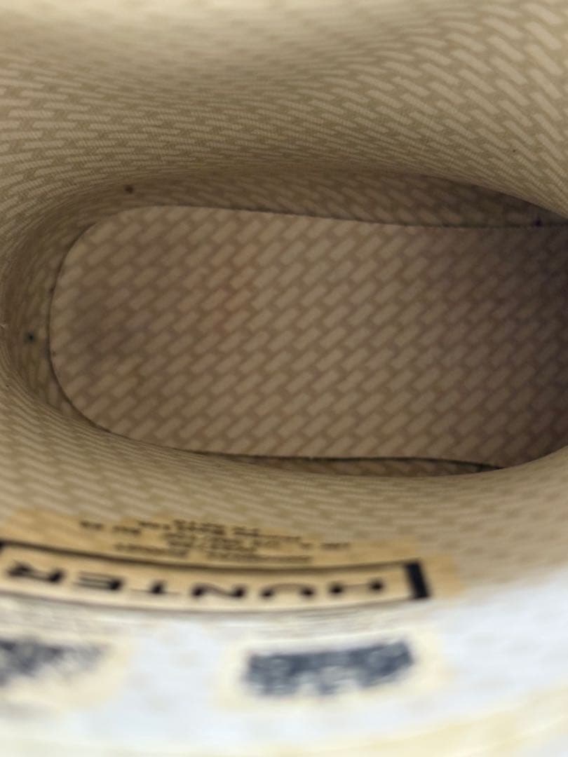 HUNTER ブラック 長靴 バックル付UK8黒