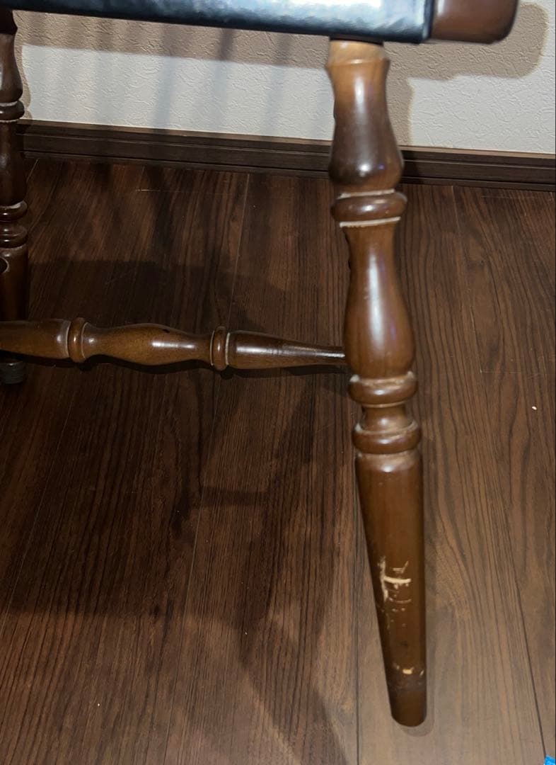 アイエフ 木製椅子 ウインザーチェア ダイニングチェア ビンテージ　レトロ