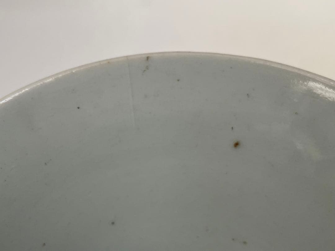 骨董　アンティーク　古伊万里　こんにゃく印判　井桁文様　蓋茶碗　初期伊万里　民藝