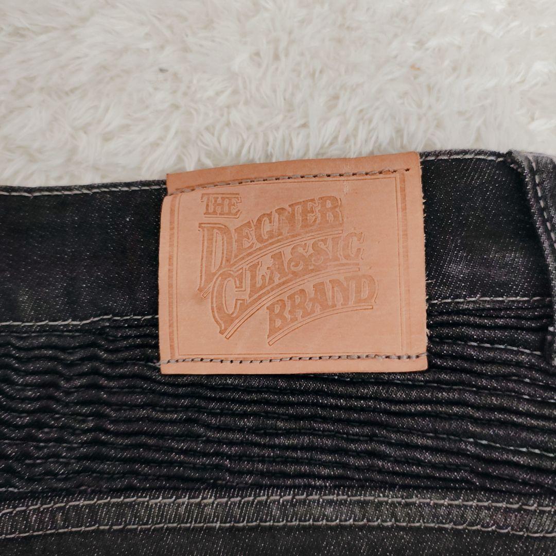 DEGNER 牛革ヒートガード付 バイカーデニム