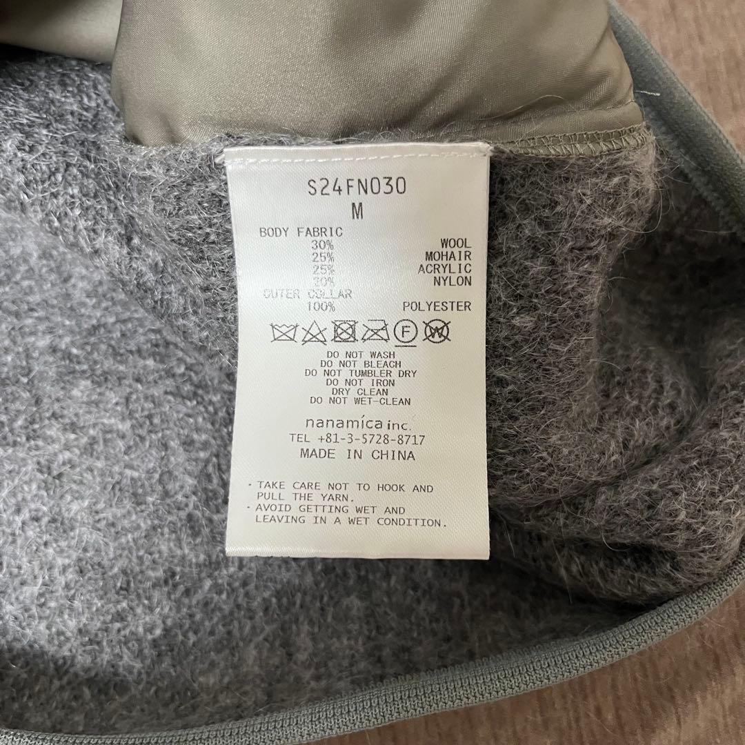 nanamica Zip-Up Mohair Vest M ナナミカ ベスト