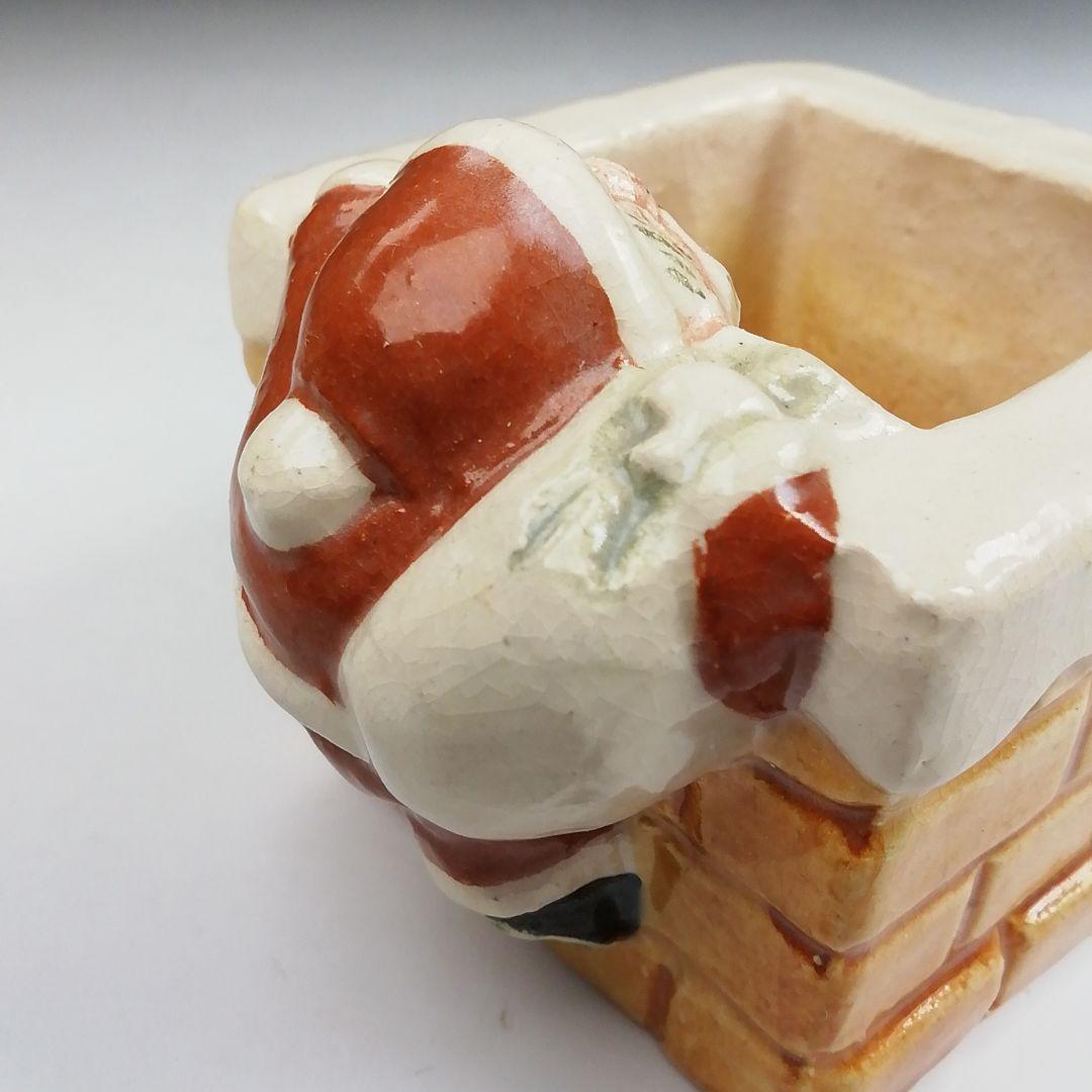 Ｔ８９６　蓋置　『サンタクロース』『伊東桂楽 造』　共箱　茶道具